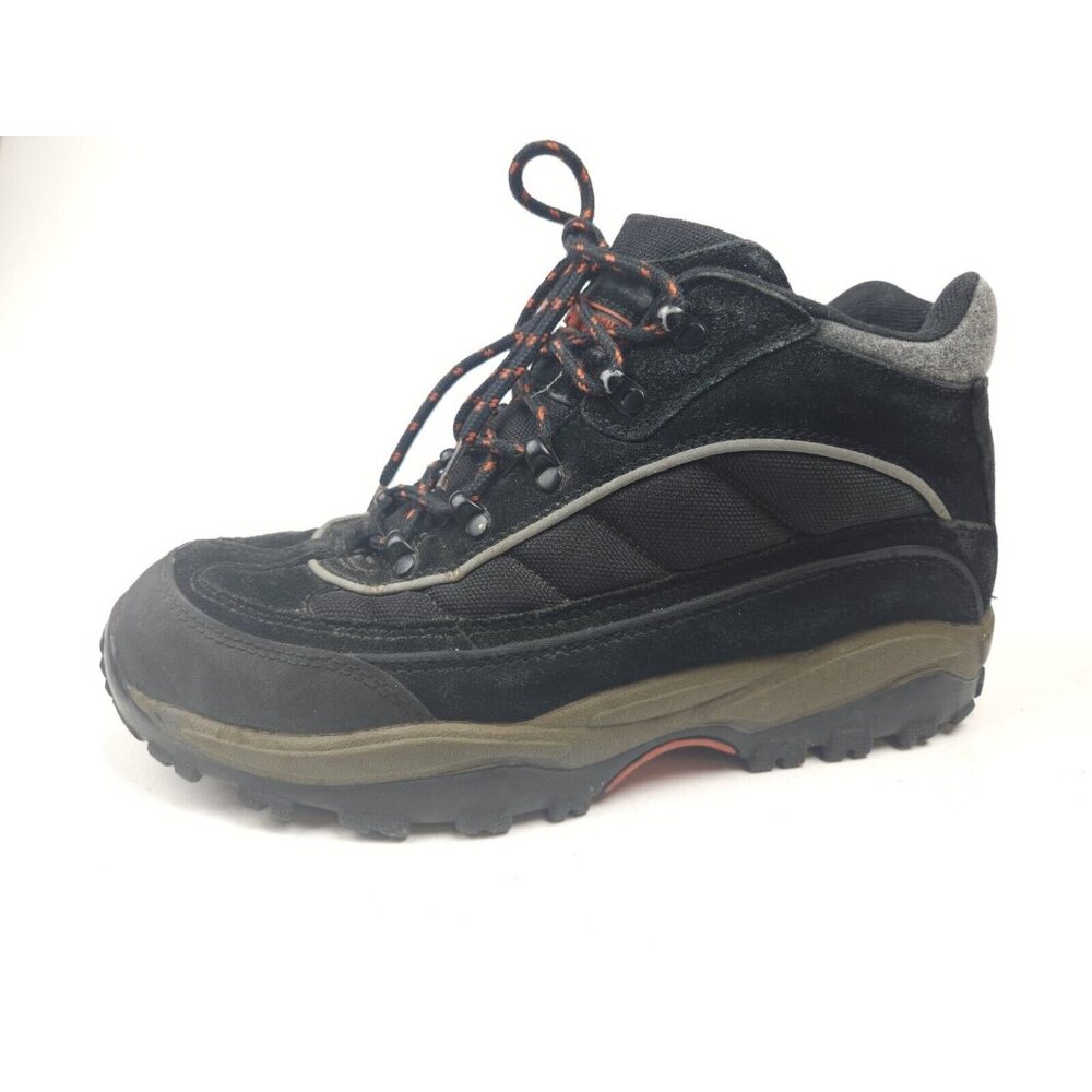 Men's Harley-Davidson Woodridge Black Orange Waterproof Hiking Sneakers, Size 10